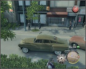 Podbiegnij do zatrzymanego auta od strony kierowcy #1 i wciśnij klawisz F by go wyrzucić - Rozdział 11 - Nasz przyjaciel (1) | Opis przejścia Mafia II - Mafia II - poradnik do gry