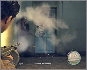 Wybierz boczny korytarz, ale uważaj na czających się za rogiem dwóch kolejnych przeciwników #1 - Rozdział 13 - Wyjście smoka (2) | Opis przejścia Mafia II - Mafia II - poradnik do gry