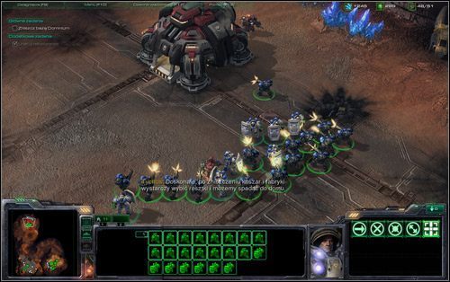 Po około 4-5 minutach kiedy na wschodzie odkryta zostanie baza rebeliantów, rusz na Dominium - Wyjęci spod prawa (Osiągnięcia) | Kampania - Mar Sara - StarCraft II: Wings of Liberty - poradnik do gry