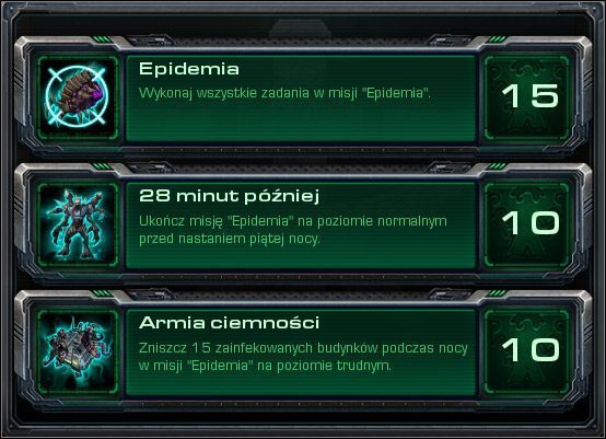 Epidemia - Epidemia (Osiągnięcia) | Kampania - koloniści | StarCraft II Wings of Liberty - StarCraft II: Wings of Liberty - poradnik do gry