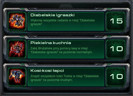 Diabelskie igraszki - Diabelskie igraszki (Osiągnięcia) | Kampania - ściśle tajne - StarCraft II: Wings of Liberty - poradnik do gry