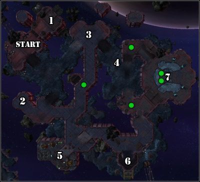 Ostatnia faza ataku - Egzorcystka, (3) | Kampania - ściśle tajne | StarCraft II Wings of Liberty - StarCraft II: Wings of Liberty - poradnik do gry