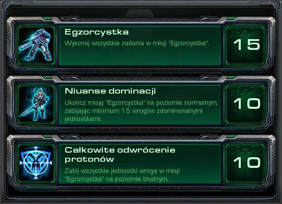 Egzorcystka - Egzorcystka (Osiągnięcia) | Kampania - ściśle tajne - StarCraft II: Wings of Liberty - poradnik do gry