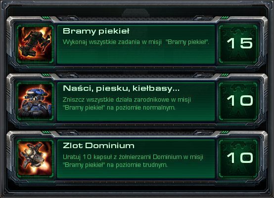 Bramy piekieł - Bramy piekieł (Osiągnięcia) | Kampania - wielki finał - StarCraft II: Wings of Liberty - poradnik do gry