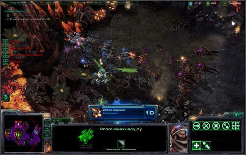 Mianowicie kiedy zdobędziesz port, skonstruuj sobie dwa promy kosmiczne - Bramy piekieł (Osiągnięcia) | Kampania - wielki finał - StarCraft II: Wings of Liberty - poradnik do gry