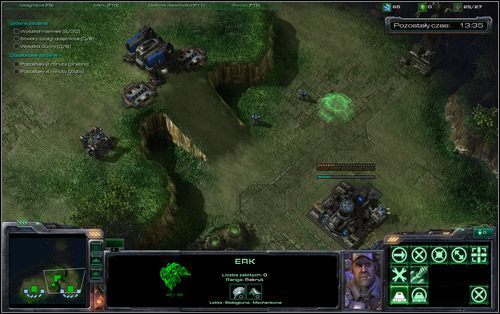 Około 14:00 - Stawiamy drugie centrum dowodzenia na dole - Dobry początek | Wyzwania | StarCraft II Wings of Liberty - StarCraft II: Wings of Liberty - poradnik do gry