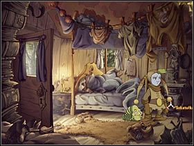 Pozostaje Ci zdobyć mapę, którą Ben ukrył w wozie chłopców - Poradnik do gry - Rozdział pierwszy - Jesienna puszcza (1) - The Whispered World - poradnik do gry