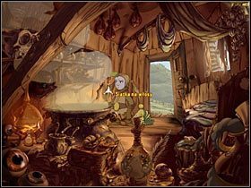 Ponieważ znajdujesz się nad brzegiem jeziora, złowienie ryby nie powinno być wielkim problemem - Poradnik do gry - Rozdział pierwszy - Jesienna puszcza (1) - The Whispered World - poradnik do gry