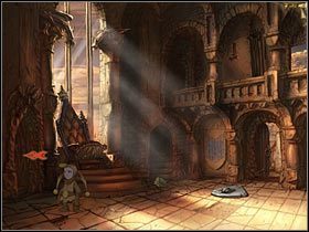 Maszeruj tam i w mozaice na ścianie zainstaluj brakującą część - Rozdział czwarty - Korona (3) - The Whispered World - poradnik do gry