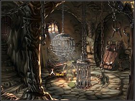 Do tychże pantalonów na haku wsadź Spota w normalnej postaci - Rozdział czwarty - Korona (3) - The Whispered World - poradnik do gry