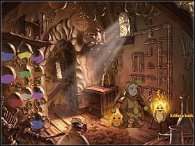 Urządzenie do destylacji oliwy z oliwek mieści się w wieży alchemika - Rozdział czwarty - Korona (3) - The Whispered World - poradnik do gry