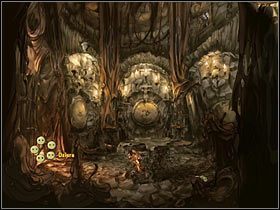 To wystarczy, by w prawym górnym rogu ekranu pojawiła się ponownie zakładka z różnymi postaciami Spota - Rozdział trzeci - Asgil (3) - The Whispered World - poradnik do gry