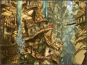 Wyjdź na zewnątrz, okaże się, że jesteś na niedostępnym wcześniej drugim poziomie skalnej twierdzy - Rozdział trzeci - Asgil (3) - The Whispered World - poradnik do gry