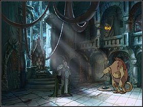 Po wszystkim wyjdź z wieży astronoma na balkon, a następnie przejdź na krużganek sali tronowej - Rozdział czwarty - Korona (5) - The Whispered World - poradnik do gry