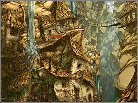 Znajdziesz się w kolejnym pokoju z dyskami, na podłodze pomiędzy którymi ulokowany jest ostatni zawór - Rozdział trzeci - Asgil (3) - The Whispered World - poradnik do gry