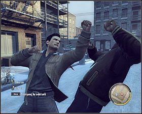 W przypadku skorzystania z samochodu wystarczy wbić się do środka i rozjechać wspomnianego ochroniarza #1 - [Fabuła] cz.1 | Osiągnięcia związane z fabułą w Mafia II - Mafia II - poradnik do gry