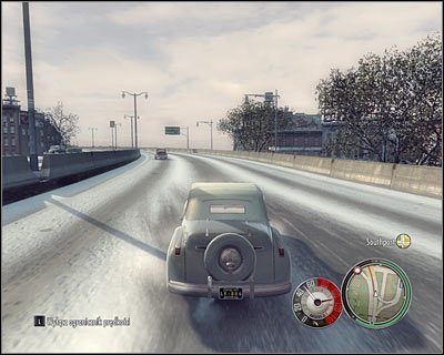 Zdecydowanie NIE RADZĘ podróżować z prędkością jedynie nieznacznie przekraczającą 30 mil na godzinę, gdyż łatwo można popełnić błąd i znaleźć się pod limitem - [Samochody] cz.1 | Pozostałe osiągnięcia w Mafia II - Mafia II - poradnik do gry