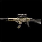 Precision Rifle (karabin precyzyjny) - z tym karabinem spotkacie się trakcie gry niejednokrotnie, bo pewnie nie raz dostaniecie kulką wystrzeloną właśnie z niego - Uzbrojenie | Podstawy Red Faction - Red Faction - poradnik do gry