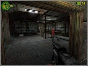 Wewnątrz znajduje się sporo pomieszczeń, w których można znaleźć kolejnych przeciwników, apteczki, broń czy doładowanie pancerza - Koszary | Opis przejścia Red Faction - Red Faction - poradnik do gry