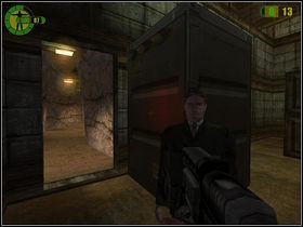 Przejdź przez drzwi i idź dalej korytarzem - Ponownie w kopalniach | Opis przejścia Red Faction - Red Faction - poradnik do gry