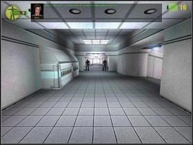 Wyjdź z pokoju gdzie znalazłeś kitel i idź przed siebie trzymając się prawej ściany - Laboratoria medyczne i fizyczne | Opis przejścia Red Faction - Red Faction - poradnik do gry