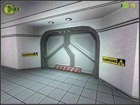 Miń kolejne drzwi idąc korytarzem prosto (po chwili zacznie wznosić się do góry) - Laboratoria medyczne i fizyczne | Opis przejścia Red Faction - Red Faction - poradnik do gry