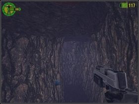 W pewnym momencie widzimy lewitującego w oddali Capeka uciekającego do dalszych korytarzy - W pogoni za Capekiem | Opis przejścia Red Faction - Red Faction - poradnik do gry