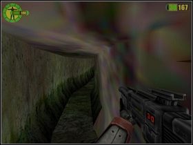 Zabij czającego się na półce stwora i skocz na nią - Ultors Communications Center | Opis przejścia Red Faction - Red Faction - poradnik do gry