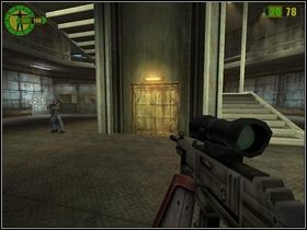 Gdy już oczyścisz cały teren, udaj się do drzwi znajdujących się na górze, po czym skręć w pierwsze drzwi po lewej stronie - Ultors Communications Center | Opis przejścia Red Faction - Red Faction - poradnik do gry