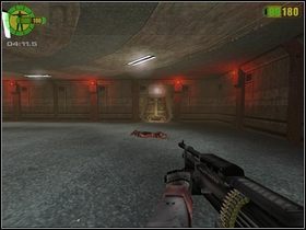 Możesz wjechać do środka aczkolwiek śluzę musisz otworzyć ręcznie - On the way to Shuttle | Opis przejścia Red Faction - Red Faction - poradnik do gry