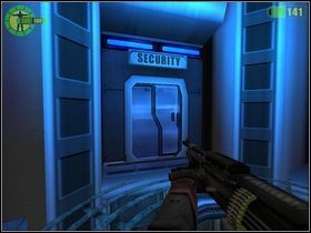 W jednym z pomieszczeń znajduje się przycisk otwierający drzwi do niższej części kompleksu - On the Shuttle | Opis przejścia Red Faction - Red Faction - poradnik do gry