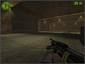 Po opuszczeniu statku Masako jest nadal twardą zawodniczką - najpierw należy zdjąć jej osłony - kilka strzałów z broni dużego kalibru powinno załatwić sprawę - Witamy na Marsie (2) | Opis przejścia Red Faction - Red Faction - poradnik do gry