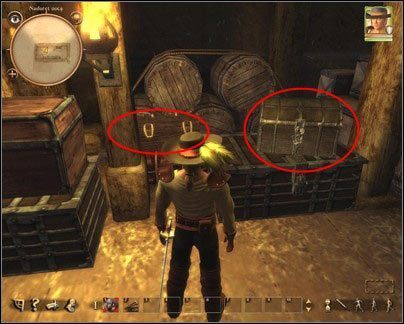 W środku musisz otworzyć kilka skrzyń , aby zobaczyć co jest tam przechowywane - Nadoret - dla łotrzyków (2) | Zadania główne w Drakensang The River of Time - Drakensang: The River of Time - poradnik do gry