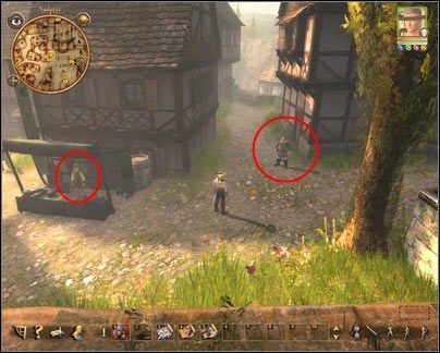 Idź w pobliże krawca Marcusi (M3, 18) - Nadoret (1) | Zadania główne w Drakensang The River of Time - Drakensang: The River of Time - poradnik do gry