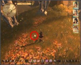 Aby to osiągnąć musisz zakradać się do niej (włącz tryb skradania), w taki sposób, żeby Twoja postać zawsze była zwrócona w stronę kręgu - Elfi Las | Zadania poboczne w Drakensang The River of Time - Drakensang: The River of Time - poradnik do gry