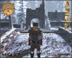 Koronę ostatecznie kupisz od Bento, który stoi zaraz za mostem - Hammerberg | Zadania poboczne w Drakensang The River of Time - Drakensang: The River of Time - poradnik do gry