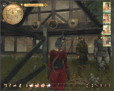 Wszystkie zdobyte przez Ciebie trofea wiszą na ścianie chaty. - Rezerwat | Zadania poboczne w Drakensang The River of Time - Drakensang: The River of Time - poradnik do gry