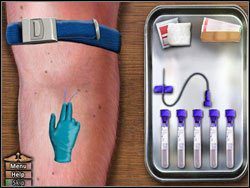 Krok 2 - Pobieranie krwi | Podstawy House M.D. - House M.D. - poradnik do gry