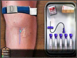 Krok 3 - Pobieranie krwi | Podstawy House M.D. - House M.D. - poradnik do gry