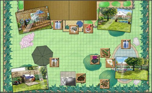 Na powyższym obrazku zostały naniesione wszystkie obrazki dowodów, które zebrałeś z podwórka - Opis przejścia (3) | Globetrotting House M.D. - House M.D. - poradnik do gry