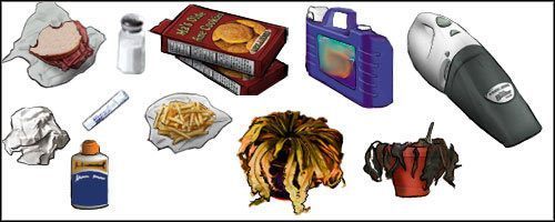 Na powyższym obrazku zostały przedstawione wszystkie wskazówki, które musisz znaleźć w mieszkaniu - Opis przejścia (2) | Blue Meanie | House M.D. - House M.D. - poradnik do gry