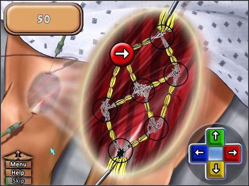 Badanie polega na odtworzeniu wzoru impulsów, które przebiegają przez nerwy - Opis przejścia (3) | Skull & Bones | House M.D. - House M.D. - poradnik do gry