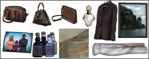 Na powyższym obrazku zostały przedstawione wszystkie wskazówki, które musisz znaleźć w sypialni - Opis przejścia (2) | Crashed | House M.D. - House M.D. - poradnik do gry