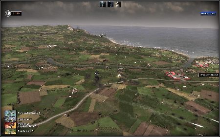 Kiedy twoim samolotom nie będzie już zagrażać żadna broń przeciwlotnicza, a obrona przy moście będzie spokojnie odpierać kolejne ataki Niemców, to skoncentruj się jedynie na bombardowaniu niemieckiego sztabu [5] - Francja - Bitwa o Cherbourg | Kampania | RUSE - R.U.S.E. - poradnik do gry