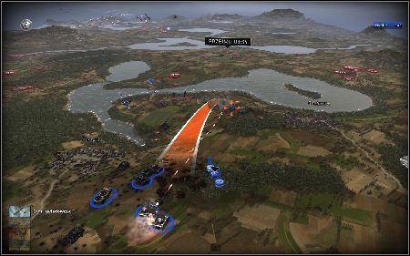 Jednocześnie cały czas zwracaj uwagę na swoje tyły, na które przeciwnik lubi wysyłać czołgi oraz piechotę - Niemcy - Wschód kontra zachód | Kampania | RUSE - R.U.S.E. - poradnik do gry