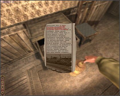 Znajdź w nim jedną podpowiedź (nowa myśl) - N1 - Przyjazd do starego, przytłaczającego miasteczka Arkhamend | Opis przejścia - Darkness Within 2: The Dark Lineage - poradnik do gry