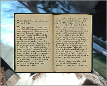 niesławnej sekty dzieci Disa --> - D2 - Wizyta w osławionym miejscu, w środku lasu (1) | Opis przejścia - Darkness Within 2: The Dark Lineage - poradnik do gry