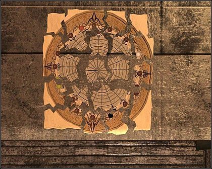 tu wersja z wyróżnieniem wszystkich części składowych, - D2 - Wizyta w osławionym miejscu, w środku lasu (2) | Opis przejścia - Darkness Within 2: The Dark Lineage - poradnik do gry