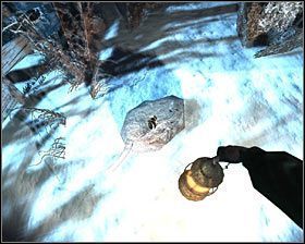 Dookoła budynku ułożony jest krąg z 16 kamieni - D2 - Wizyta w osławionym miejscu, w środku lasu (6) | Opis przejścia - Darkness Within 2: The Dark Lineage - poradnik do gry