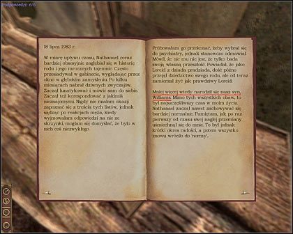 Mniej więcej wtedy narodził się nasz syn, Williams --> - D3 - Tajemnice rodzinne (1) | Opis przejścia Darkness Within 2 The Dark Lineage - Darkness Within 2: The Dark Lineage - poradnik do gry